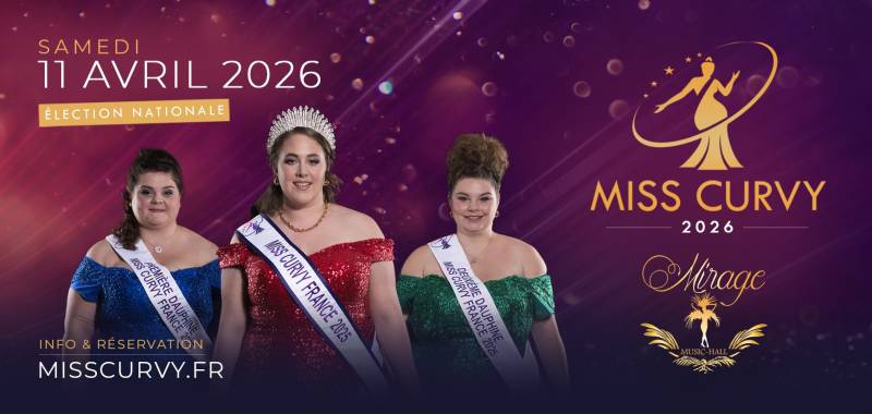 ÉLECTION DE MISS CURVY FRANCE 2026 / SAMEDI 11 AVRIL 2026