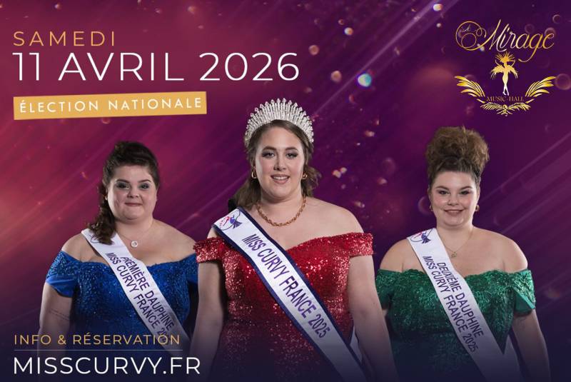 MISS CURVY FRANCE 2026 CABARET LE MIRAGE